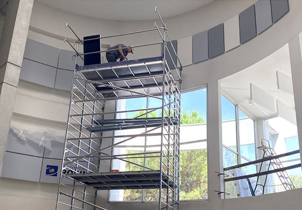 institution robin installation acoustique