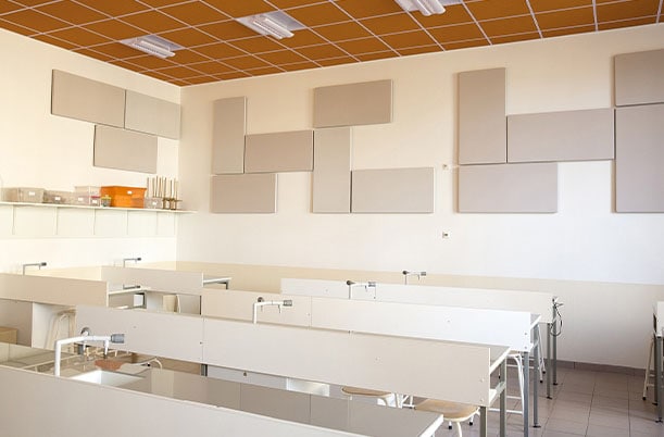 panneau acoustique collectif enseignement