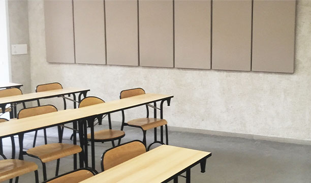 panneau acoustique salle classe enseignement