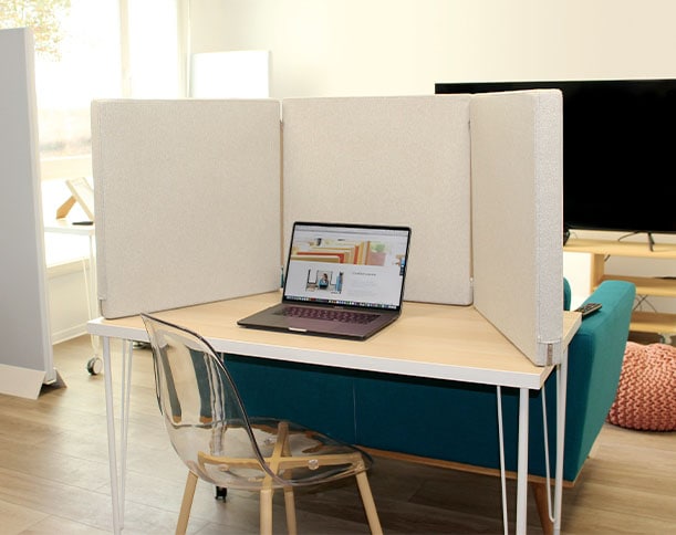 teletravail cloisons anti bruit